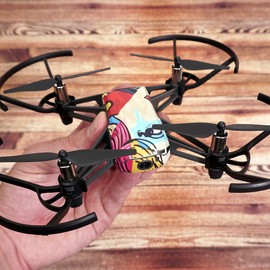 MightySkins Skin Compatible with DJI Ryze Tello Drone - White Marble | Protective, Durable, and Unique Vinyl Decal wrap Cover | Easy to Apply, Remove, and Change Styles | Made in The USA
