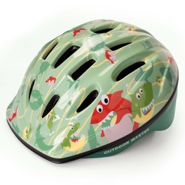 OutdoorMaster Kids Bike Helmet - from Toddler to Youth Sizes - Adjustable Safety Unicorn Helmet for Children (Age 3-15), 14 Vents for Multi-Sport