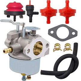 632334a Carburetor for Tecumseh 632334a SnowBlower Carburetor, 632370A 632110 632111 632334 632370 632536 640105 HM70 80 HMSK80 HMSK90 SnowKing John Deere AM108405 AM100246 Toro 38080 38083 Carburetor