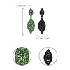 Flyonce Rhinestone Clip On Earrings for Women Bridal Wedding for
