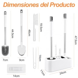 4 En 1 Cepillo para Baño, Cepillo para Taza de Baño