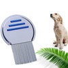  2-Pack Stainless Steel Lice & Nit Combs C Dual-Sided
