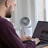 Crane 2-in-1 Air Purifier and Desk Fan Combo - Ideal