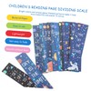 jojofuny 20pcs Space Themed Bookmarks for Cartoon Page Markers with