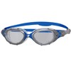 Zoggs Flex Swimming Goggles, 180 Degree Peripheral Vision - Blue/White