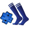 STLTYYP Soccer Shin Guards and Socks for Kids Youth Lightweight
