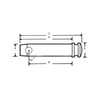 cyclingcolors Trailer Hitch Diameter 19mm x Length 54mm 3 Point