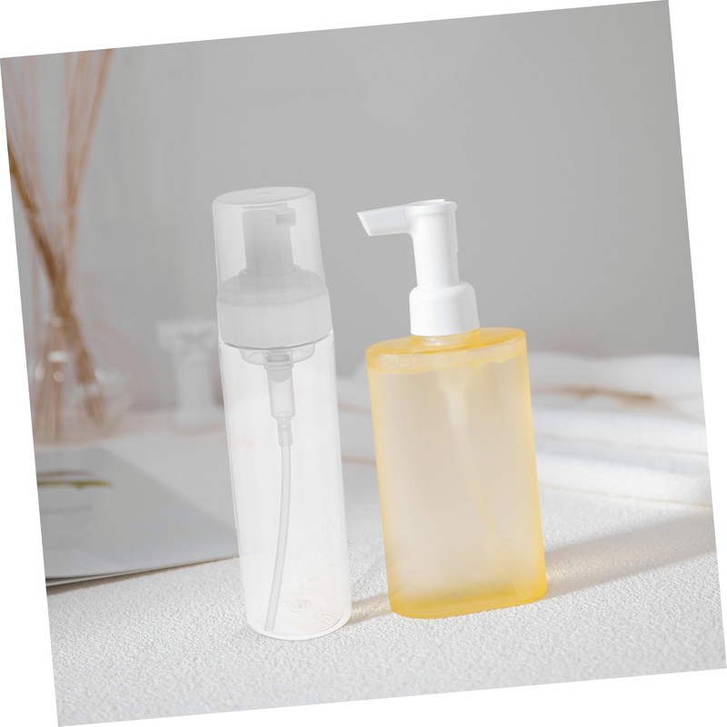 BIUDECO Travel-Friendly Refillable Pump Bottles Countertop Soap Dispenser Foaming Hand