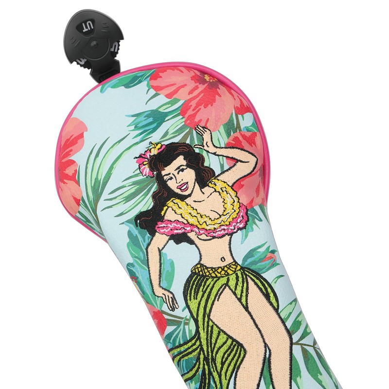 SHABIER Golf Hybird Headcover with Hawaiian Girl Design for Golf