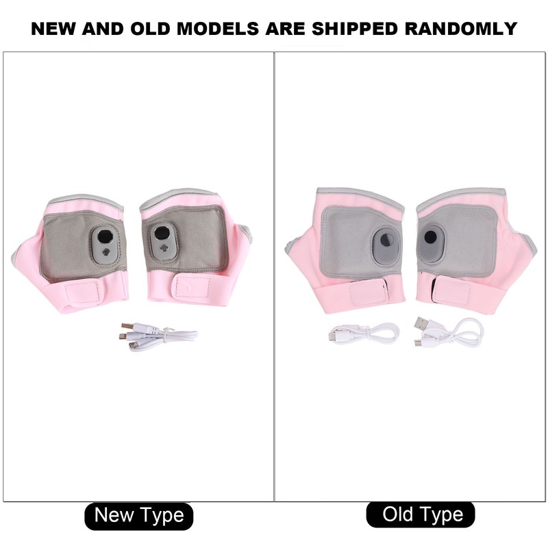 2 Pcs Heated Glove Multifunctional Self Heating Half Finger USB