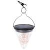 Waterproof Solar LED Lights Cone Shape Hanging Lamp Light for