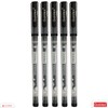 Goldex Kiwi BLACK 5 x 0.7mm Tip Soft Gel Pens
