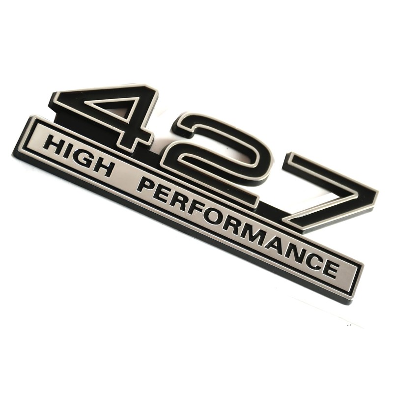 1pc 427 Liter 7.0 Engine High Performance Badge 3D Decals