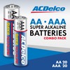 ACDelco Double AA and Triple AAA Batteries, 40-Count Battery Combo