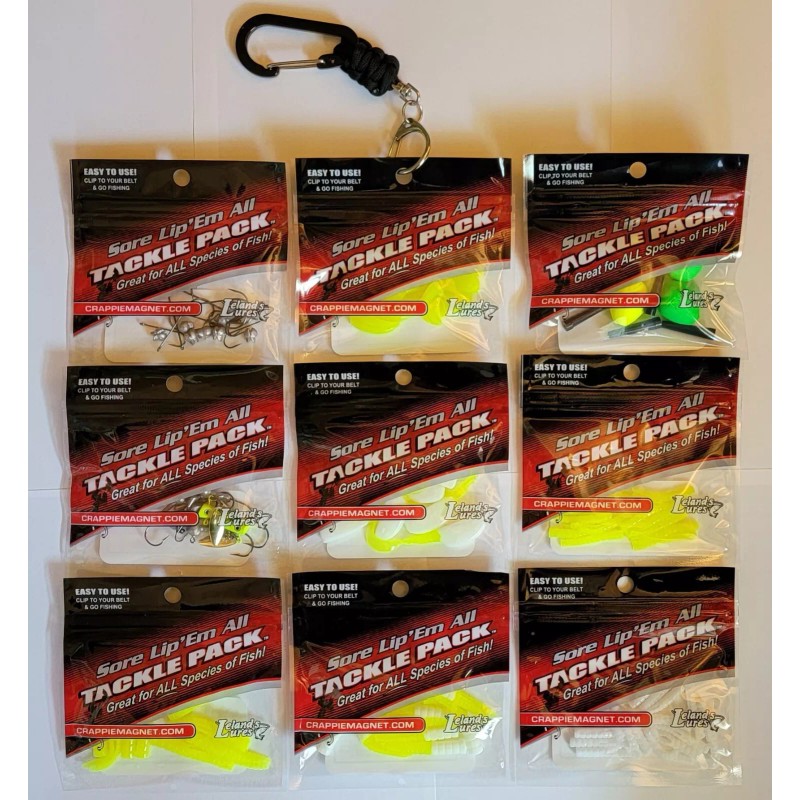 LELAND LURES **NEW** 100pc CLIP ON- TACKLE PACK KIT