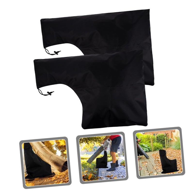 IWOWHERO Leaf Blower Storage Bag Set Leaf Collection Pouch Vacuum