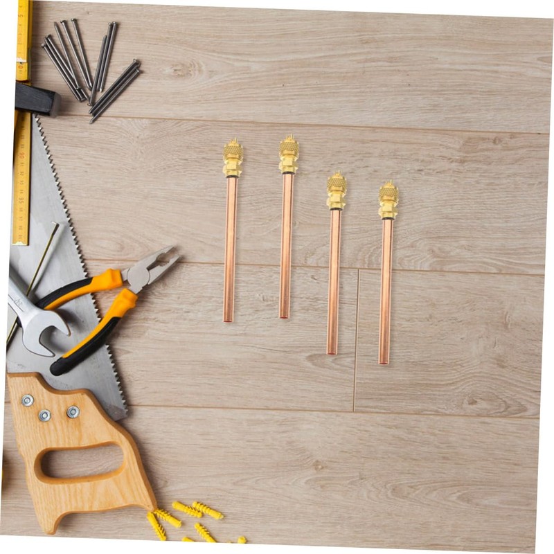 KICHOUSE 5pcs Copper Charging Kit for Fridge Service Access Valves