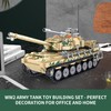 WINGIFT Tank Building Set,8 in1 WW2 Military Tank Brick Set