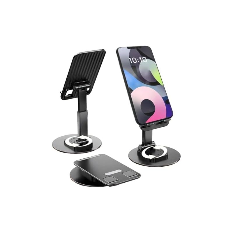 Base para Celular, Soporte para Telefono, Porta Celular Escritorio Plegable