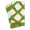 Caspari Boxwood Trellis Paper Guest Towel Napkins - 15 Per