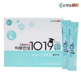 전체식 청소년홍삼스틱 1019틴 10ml x 30포 Whole Food Youth Ginseng Stick 1019 Tin 10ml x 30 Pouches