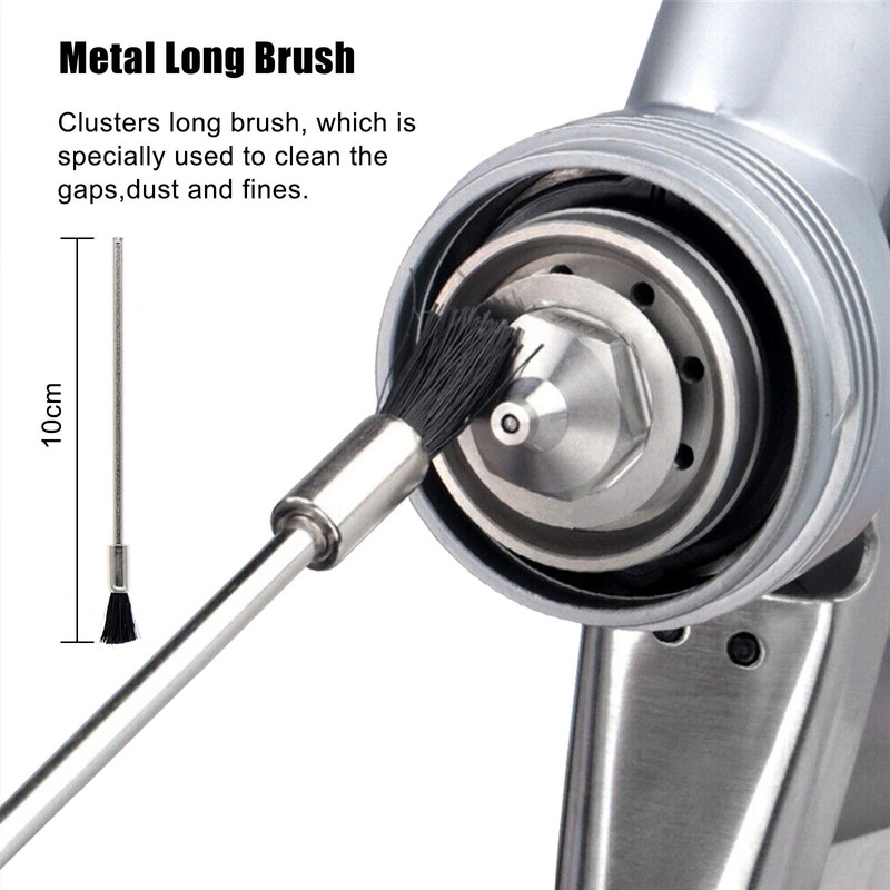 17pcs Multi-Purpose Spray Gun Cleaning Kit,Nylon Brushes Paint Gun Cleaning