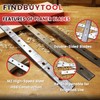 FINDBUYTOOL 13-inch Replacement Planer Blades for DeWalt DW735/DW735X/DW735-XE, 3-Pack, High-Carbon