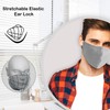 2 Pcs Face Mask Washable Reusable Grey Face Mask without