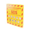Yellow Safety (YS), 1 Pack, SDS Binder - 2024 Requirements,