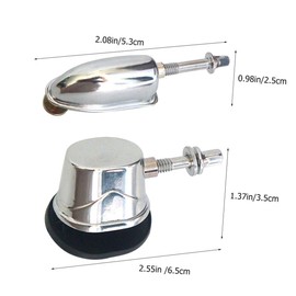 Kisangel 2pcs Drum Hook Snare Lug Connectors with Mounting Screws Stable Metal Ear Drum Set Parts for Easy Installation Instrument Supplies