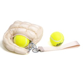 DOYOGI Mini Quilted Wristlet Bag for Women, Puffer Handbags,Evening Bags,Charm Lipstick Bag,Cute bag Charm for Gift (Black)