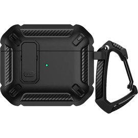 Sahara - Raider Series Heavy-Duty Case for AirPods 4, Scorpion Black, (HP00177)
