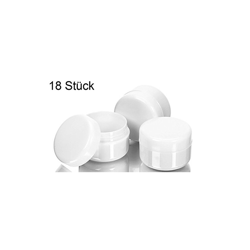 Kosmetex Empty 6ml Tin Containers Plastic Containers Creme Nail Lid,