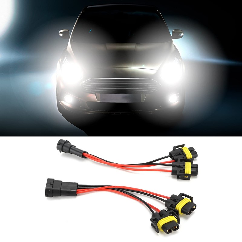H11 H8 Splitter Wiring Harness for Fog Lamp Headlight High