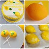 Silicone Lemon Mold, 15-Cavity Fruit Shape Baking Tray for Desserts,