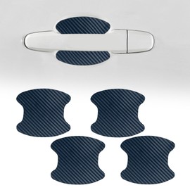 QZTYTY 4PCS Car Door Handle Cup Scratch Protector, Car Door Handle Sticker, Scratch Auto Door Protective Film, Car Accessories Car Door Handle Protective Films Universal for Cars (Blue, 4PCS)