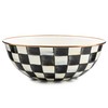 MACKENZIE-CHILDS Enamel Everyday Bowl, Serving Bowl for Entertaining, Extra-Large, Black-and-White