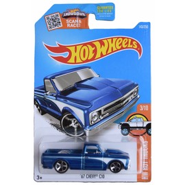 Hot Wheels Chevy C10 '67, Hot Trucks 3/10, azul