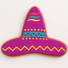 Mexican Fiesta Cinco de Mayo Cookie Cutter 6 Piece Set from The Cookie Cutter Shop - Chili Pepper, Western Boot, Margarita Glass, Sombrero Cookie Cutters – Tin Plated Steel