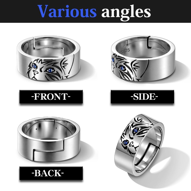 Cape Wisteria Men's Ring, Cat Accessory, Men's Ring (Cat)