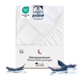 Blumtal® Luxury Quilted Mattress Protector, Oeko-Tex Certified, Anti-Allergy Mattress Protector, Waterproof, 160 x 200 x 30 cm