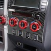 Carbon Fiber Console Interior Trim A/C Climate Control Knob Panal