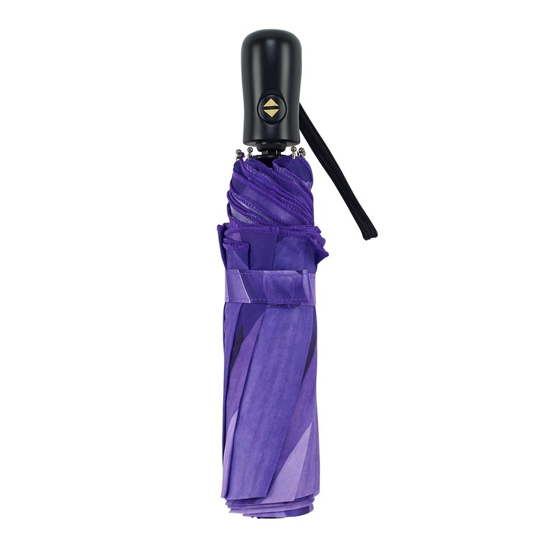 Galleria-Wisteria Daisy Auto-Open/Close Large Portable Rain Folding Umbrella