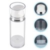 FRCOLOR 2pcs Empty Airless Pump Bottle Refillable Plastic Vacuum Pump