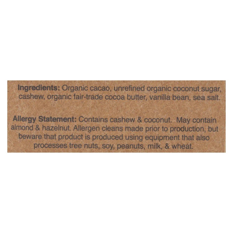 UD_Hu Case of 12-2.1 oz Dark Chocolate Bar with Cashew