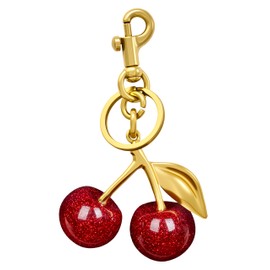 Rasonyet Cherry Keychain Cute Cherry Bag Charm Key Chains Women Fashion Purse Charms Accessories Birthday Christmas Gifts for Girl Red