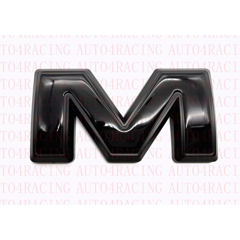 Auto Front Rear Gloss Black Emblem Overlay 2019-2023 GMC Sierra