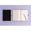 NOTIQUE Dotted Hardback Notebook, Notebook, Journal, Diary with Elastic Band