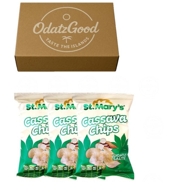St. Mary’s Cassava Chips 1.41oz (40g) 3-Pack – Curated &