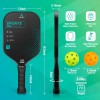 New PICKLEBALL PADDLE Set Of 2 MURT T700 Carbon Fiber